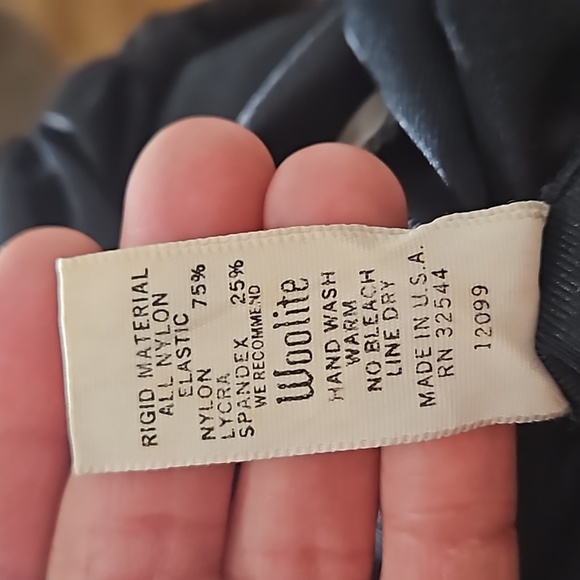 VINTAGE FORMFIT ROGERS black lacy chemise dress - Picture 12 of 12